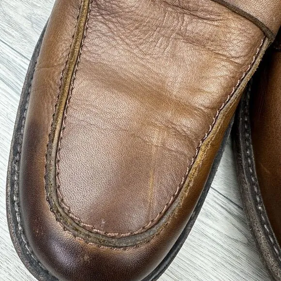 FRYE‎ COMPANY Men's 9D Tan Brown Leather Loafers*