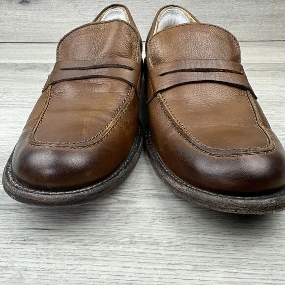 FRYE‎ COMPANY Men's 9D Tan Brown Leather Loafers*