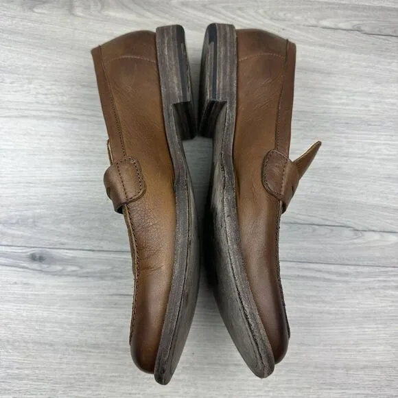 FRYE‎ COMPANY Men's 9D Tan Brown Leather Loafers*