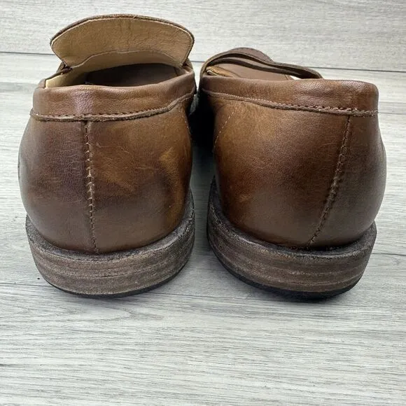 FRYE‎ COMPANY Men's 9D Tan Brown Leather Loafers*