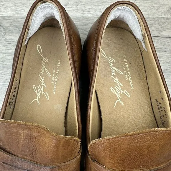 FRYE‎ COMPANY Men's 9D Tan Brown Leather Loafers*