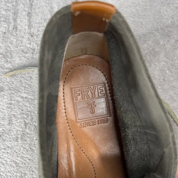 Frye Essex Chukka Leather Boots Men's Size 8.5 Gray Sneaker Lace‎ Up