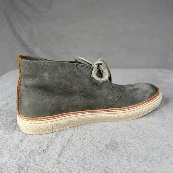 Frye Essex Chukka Leather Boots Men's Size 8.5 Gray Sneaker Lace‎ Up