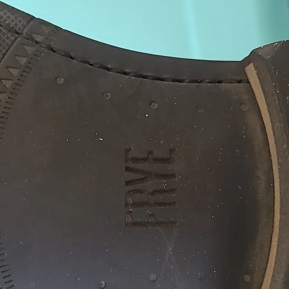 Frye Gray Leather Slip-on Ankle Boots Size 8.5