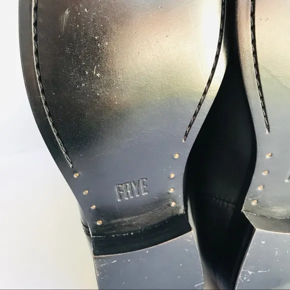 Frye Melissa Button 2 Riding boots Black Sz 9B EUC