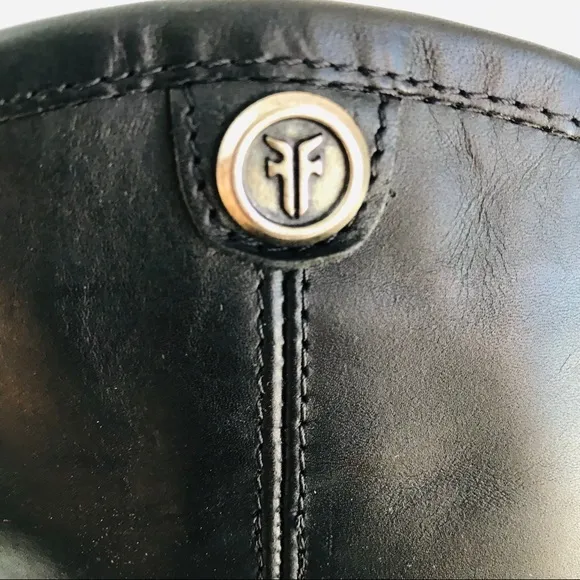 Frye Melissa Button 2 Riding boots Black Sz 9B EUC