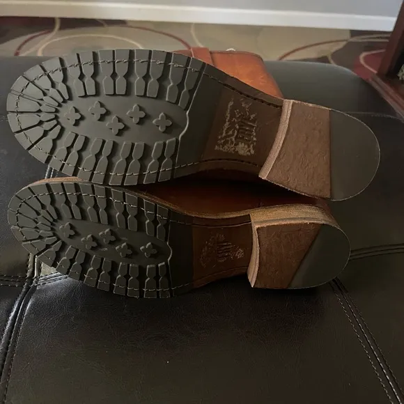 Frye Melissa Double Sole Leather Boots size 6.5 (New)