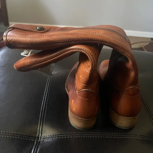 Frye Melissa Double Sole Leather Boots size 6.5 (New)
