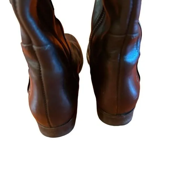 Frye Melissa tall  dark brown riding boots