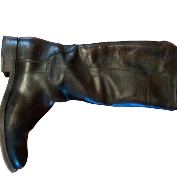 Frye Melissa tall  dark brown riding boots