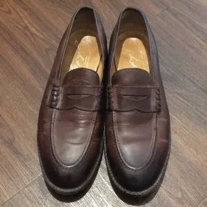 FRYE Mens Brown Leather Loafers. Like New