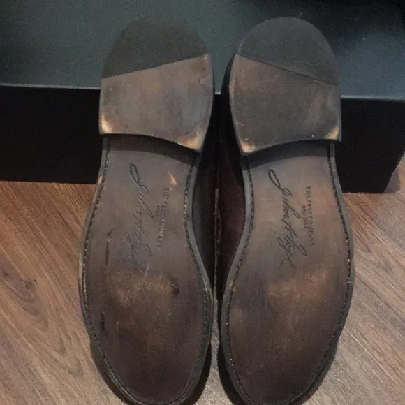 FRYE Mens Brown Leather Loafers. Like New