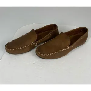 Frye Men's Brown Leather Venetian Loafers, Size 12 D 3480257 TAN Made in Mexico