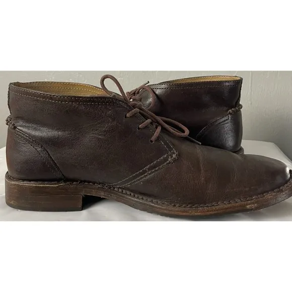 Frye Oliver Chukka Espresso leather boots MRSP $268 SIZE 10 1/2 D FAST SHIPPING