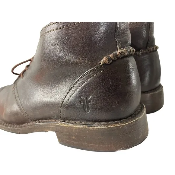 Frye Oliver Chukka Espresso leather boots MRSP $268 SIZE 10 1/2 D FAST SHIPPING