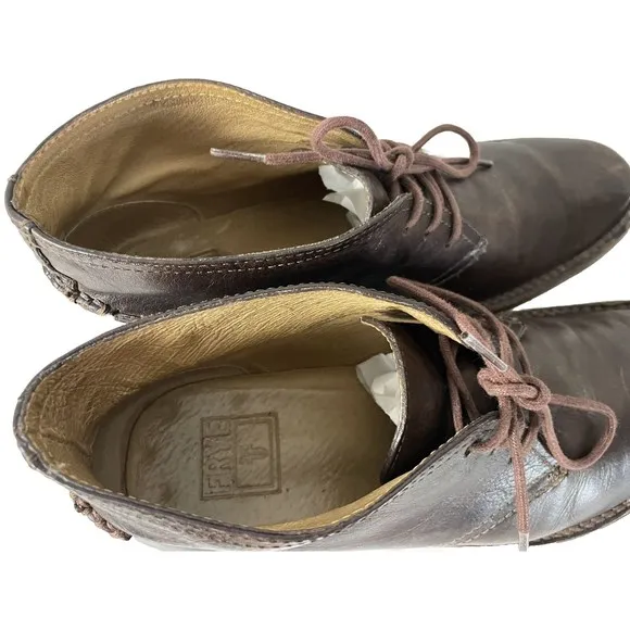 Frye Oliver Chukka Espresso leather boots MRSP $268 SIZE 10 1/2 D FAST SHIPPING