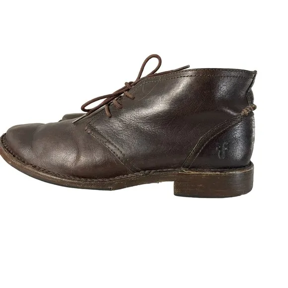 Frye Oliver Chukka Espresso leather boots MRSP $268 SIZE 10 1/2 D FAST SHIPPING