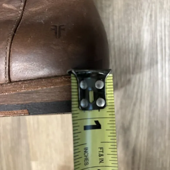 Frye Paige Riding Boots 7B Knee High Pull On Brown Leather Equestrian Tall