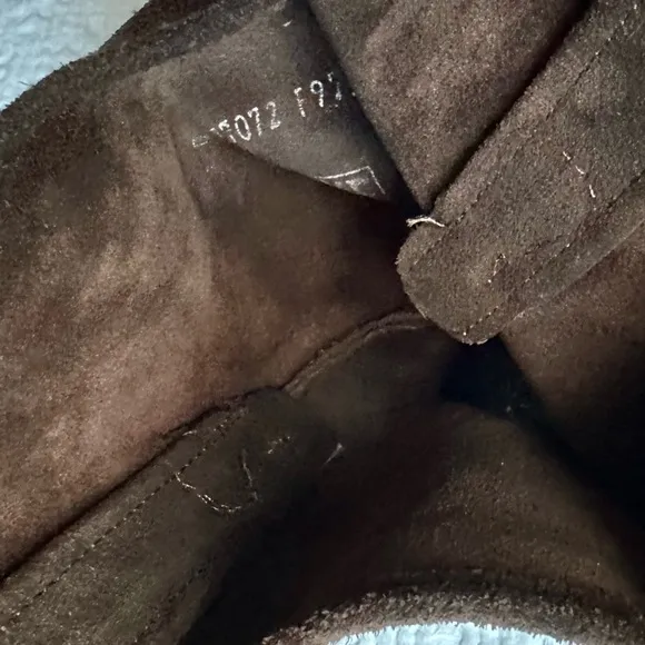 Frye Pull on Chocolate Suede Slouch Riding Boots SZ 9
