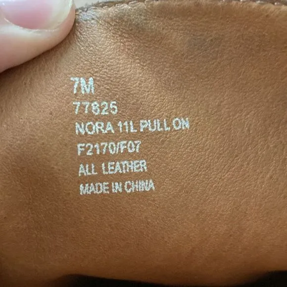 Frye Pull On Brown Boots Sz 7