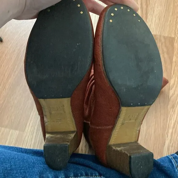 Frye Pull On Brown Boots Sz 7