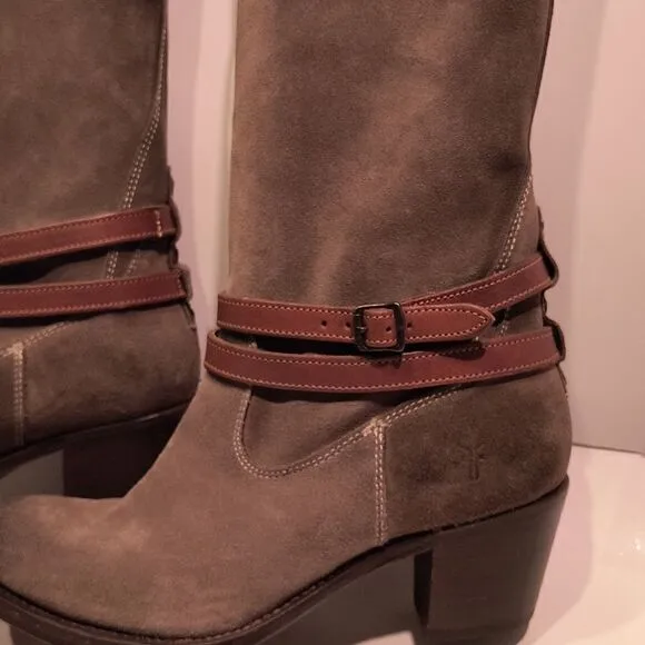 Frye Suede Distressed  Boots Women's