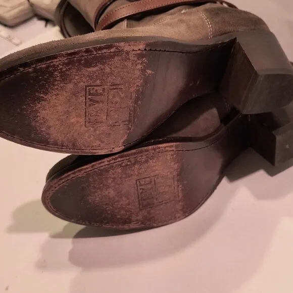 Frye Suede Distressed  Boots Women's