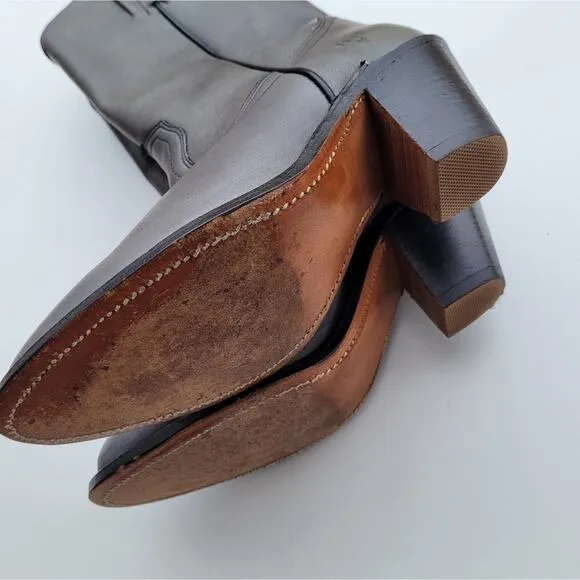 Frye Vintage Pull On Cowboy Western Boots