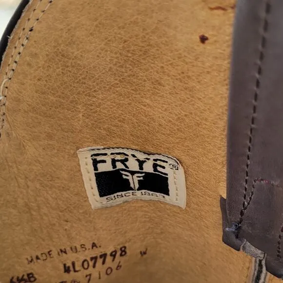 Frye Vintage Pull On Cowboy Western Boots