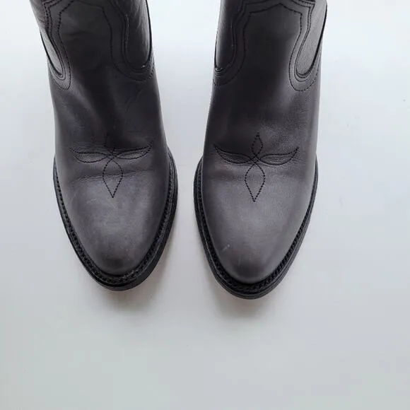 Frye Vintage Pull On Cowboy Western Boots