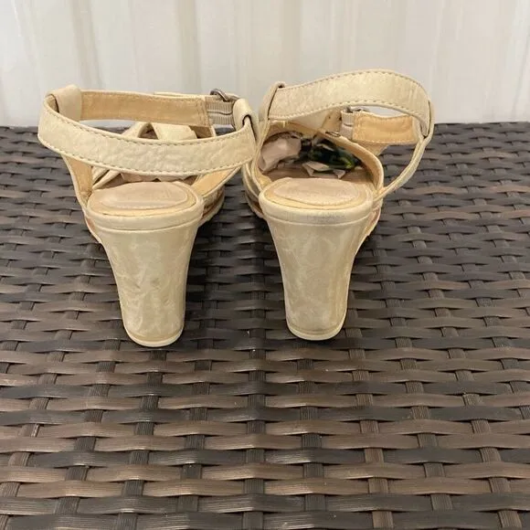 Frye wedge sandals, women’s size 10