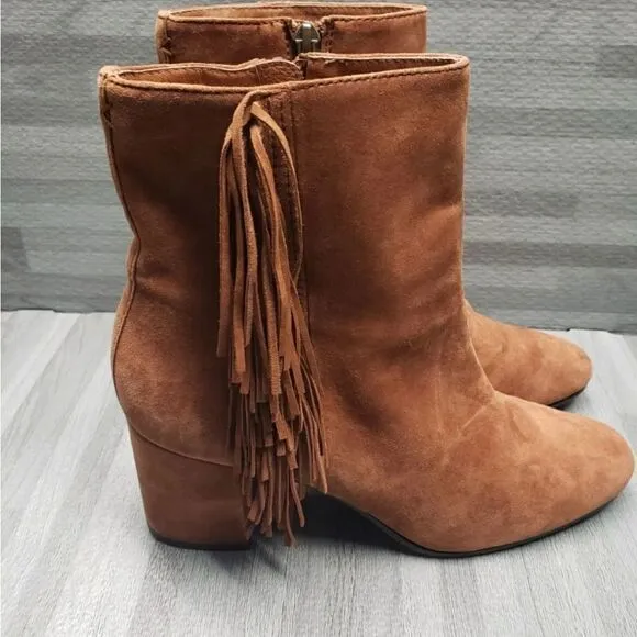 FRYE brown Suede Boots/Booties