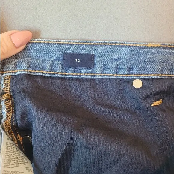 Gap Denim Womens Skirt Button Down Knee Length Sz 32 Dark Denim