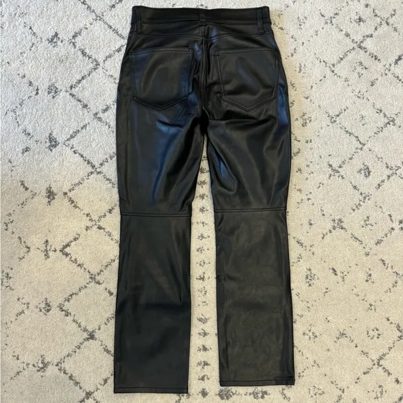 GAP High Rise Faux-Leather Vintage Slim Vegan Pant