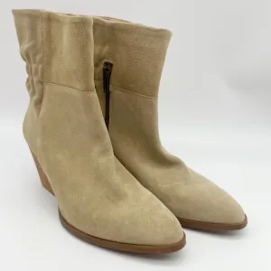 Garnet Hill Suede Ankle Boots Made in Spain. Size 38