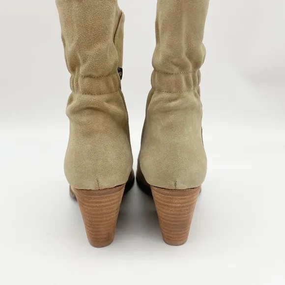 Garnet Hill Suede Ankle Boots Made in Spain. Size 38