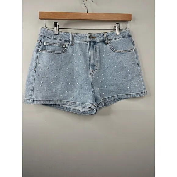 Generation Love Vita Pearl Denim Jean Shorts Size 30 NWT