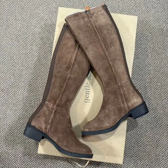 Gentle Souls by Kenneth Cole Blake Suede Boots Size 5.5