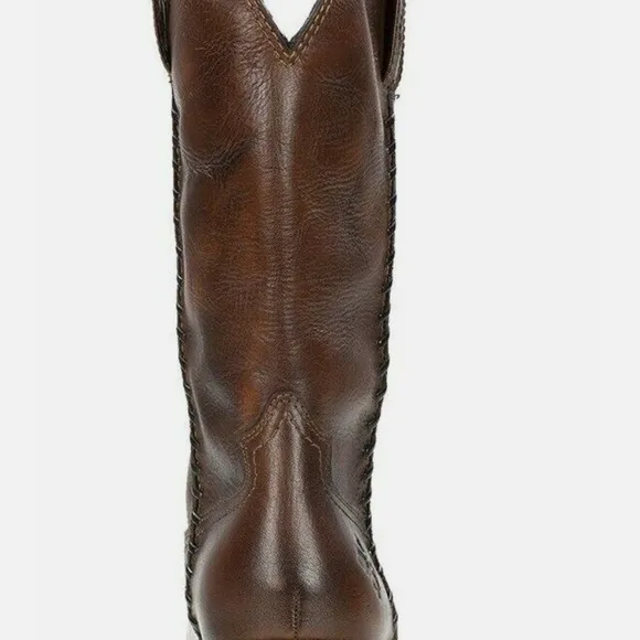Gently Used Brown Leather Patricia Nash Western Boots