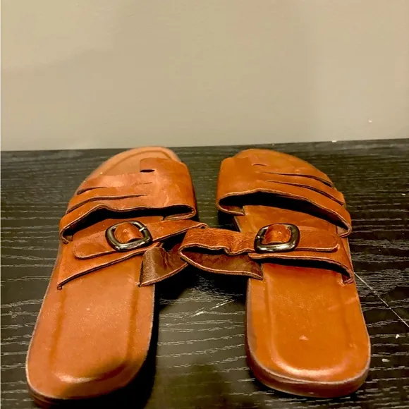 Genuine Handmade Men's  Sandals Brown  - Size 10