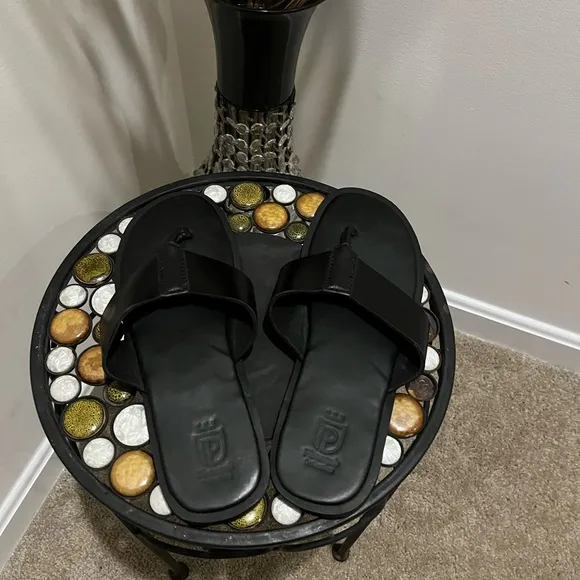 Genuine Handmade Men's  Sandals Brown Size 8
