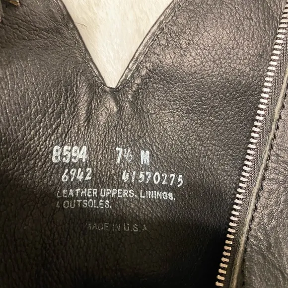 Genuine Leather “Jack Daniels” logo cowboy boots