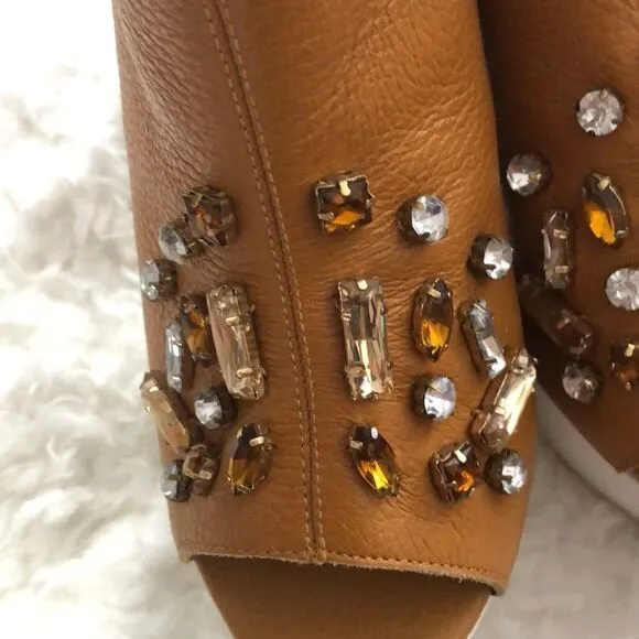 Genuine Leather super high platform sandra’s  7
