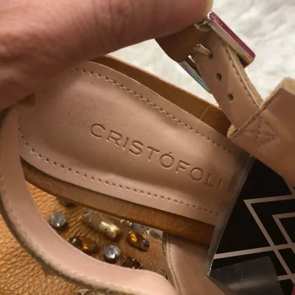 Genuine Leather super high platform sandra’s  7
