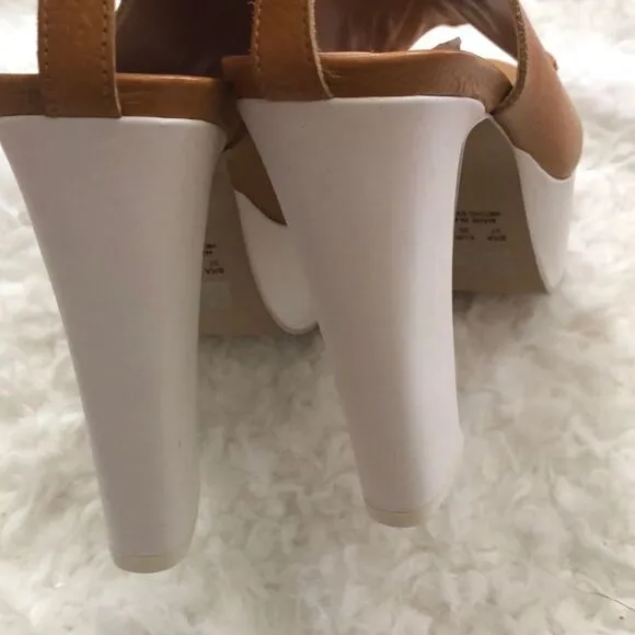 Genuine Leather super high platform sandra’s  7