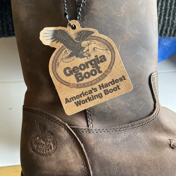 GEORGIA BOOT ATHENS BIG KIDS' PULL-ON BOOT GB00232Y Size 7M