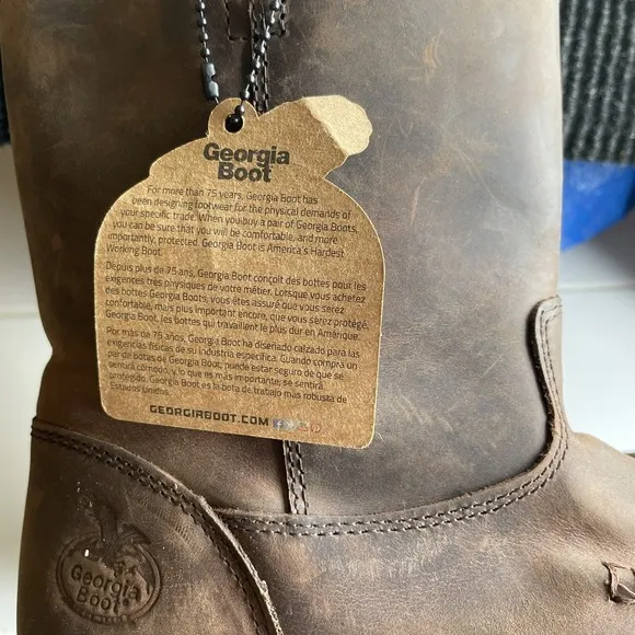 GEORGIA BOOT ATHENS BIG KIDS' PULL-ON BOOT GB00232Y Size 7M