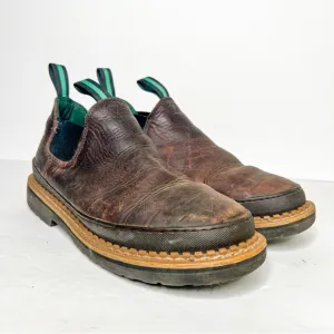 Georgia Boot Romeo Brown Leather Slip On Boots Size 7 Men’s