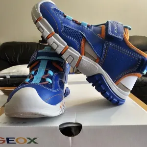GEOX Sandals Geox Dynomix Waterproof Closed Toe Sandals Unisex Blue Kid's Size 2