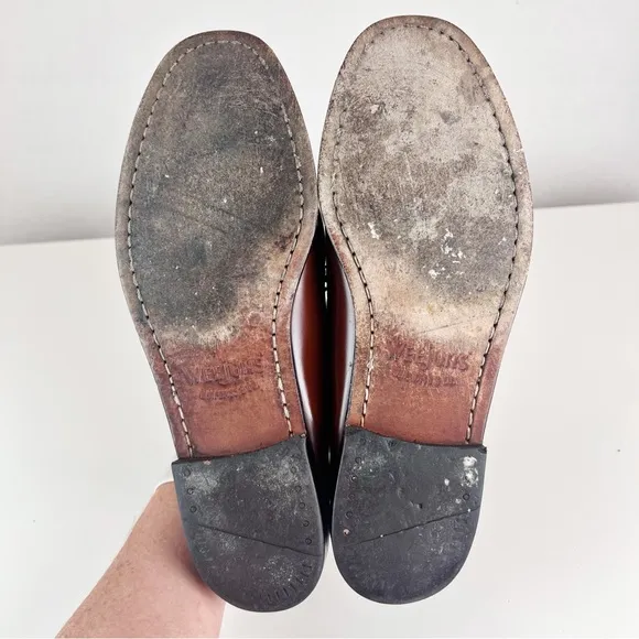 G.H. Bass &amp; Co WEEJUNS Layton Loafers Men's 7.5 Tassel Kiltie Men's Brown Preppy
